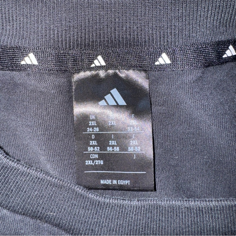 Adidas Womens XXL Black Short Sleeve Tee - Picture 9 of 11